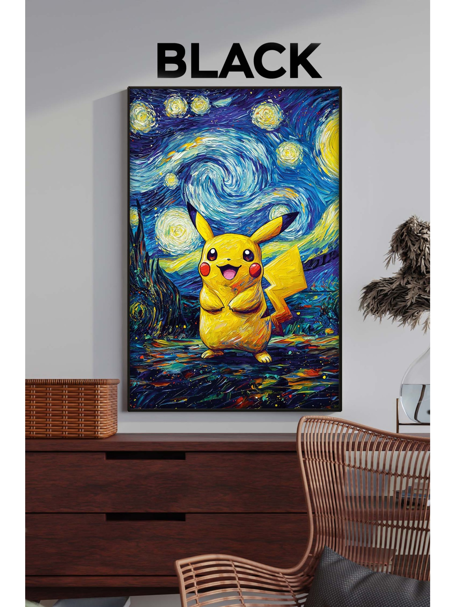 Yıldızlı Gece Pikachu